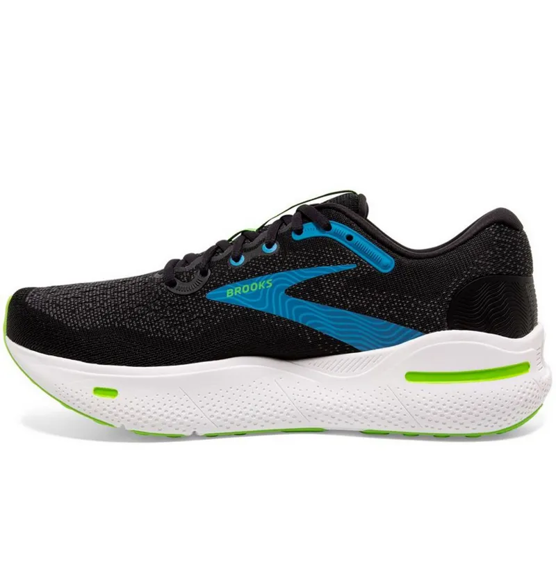 Brooks Men's Ghost Max Black/Atomic Blue/Jasmine-1